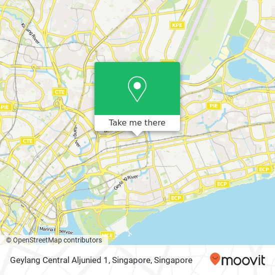 Geylang Central Aljunied 1, Singapore map