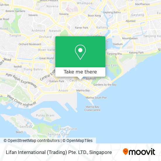 Lifan International (Trading) Pte. LTD. map