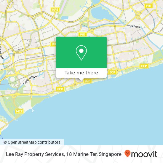 Lee Ray Property Services, 18 Marine Ter地图