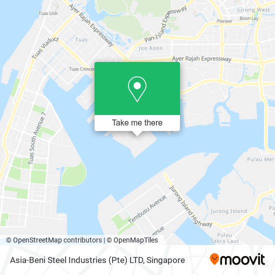 Asia-Beni Steel Industries (Pte) LTD map