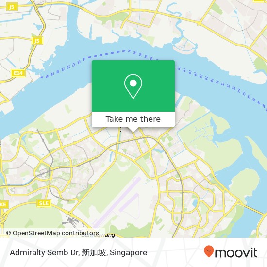 Admiralty Semb Dr, 新加坡地图