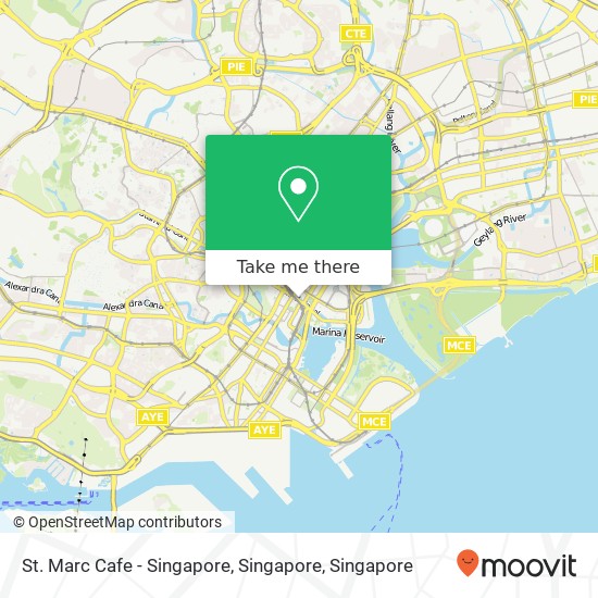 St. Marc Cafe - Singapore, Singapore map