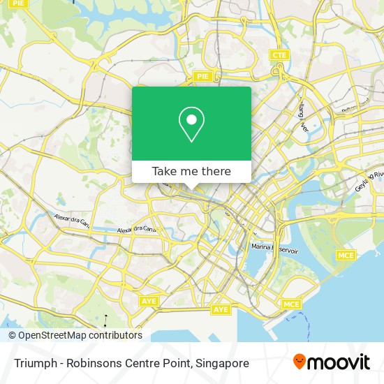 Triumph - Robinsons Centre Point地图
