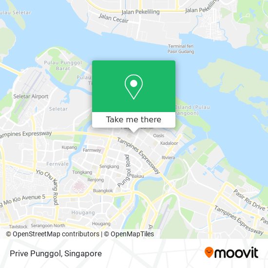 Prive Punggol map