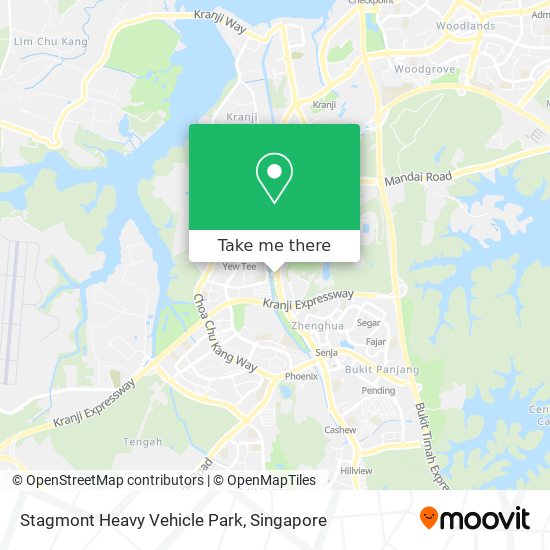 Stagmont Heavy Vehicle Park map