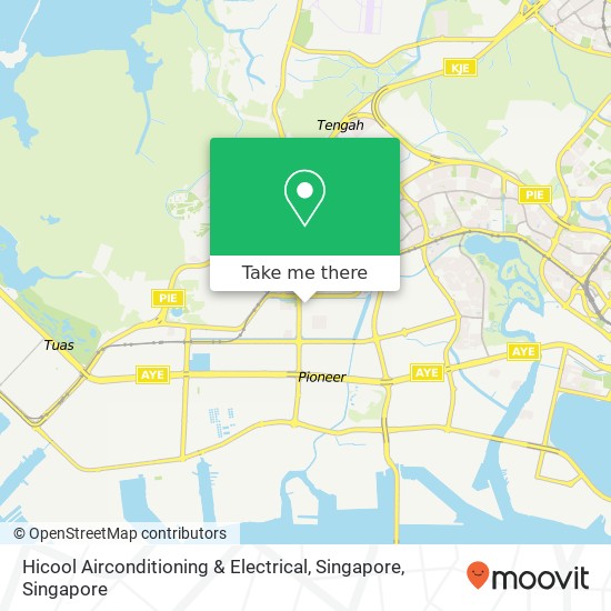 Hicool Airconditioning & Electrical, Singapore map