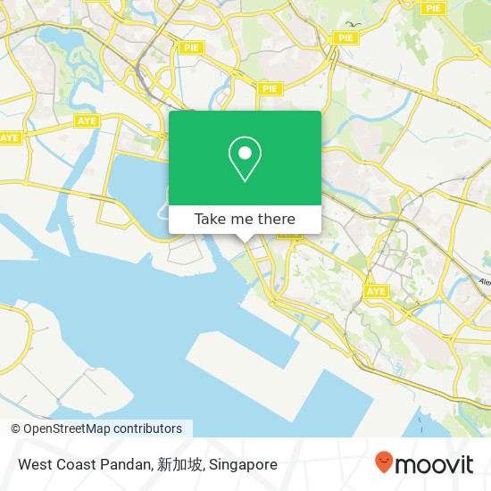 West Coast Pandan, 新加坡地图