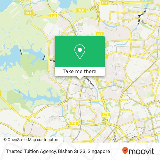 Trusted Tuition Agency, Bishan St 23 map