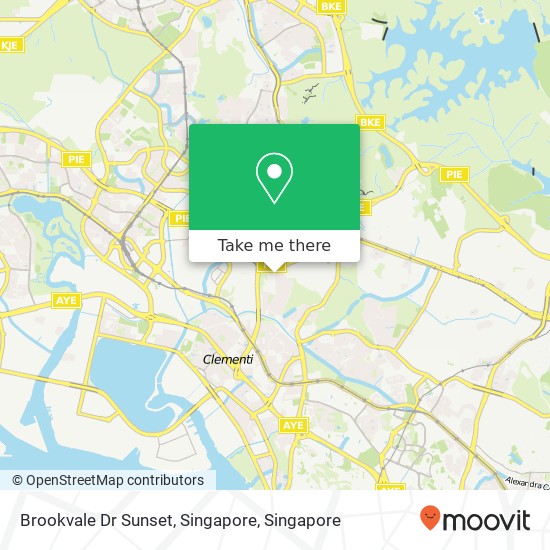 Brookvale Dr Sunset, Singapore map