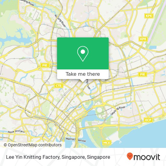 Lee Yin Knitting Factory, Singapore map