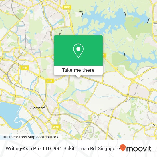 Writing-Asia Pte. LTD., 991 Bukit Timah Rd map