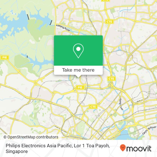 Philips Electronics Asia Pacific, Lor 1 Toa Payoh地图