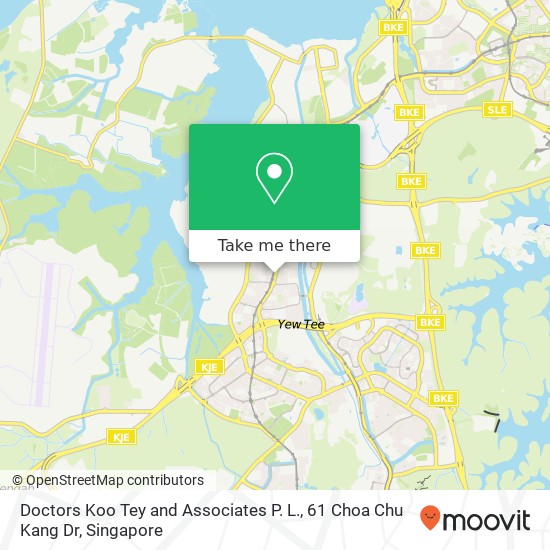 Doctors Koo Tey and Associates P. L., 61 Choa Chu Kang Dr map