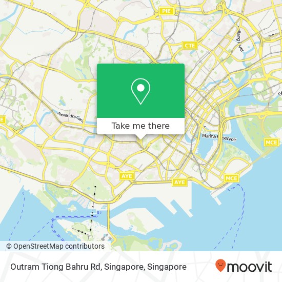 Outram Tiong Bahru Rd, Singapore map