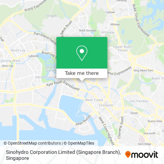 Sinohydro Corporation Limited (Singapore Branch) map