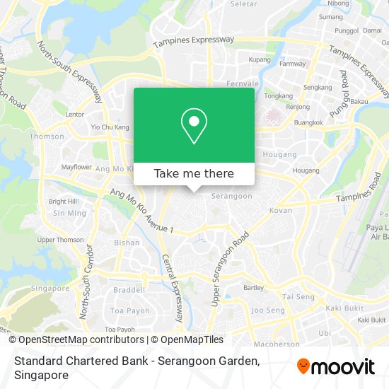 Standard Chartered Bank - Serangoon Garden地图