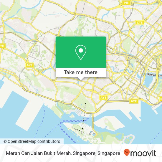 Merah Cen Jalan Bukit Merah, Singapore地图