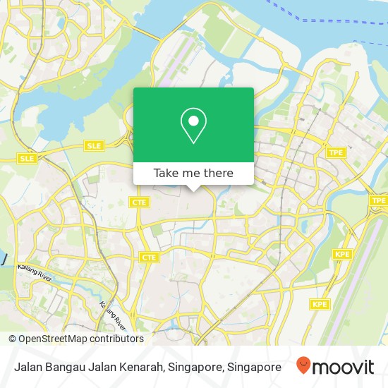 Jalan Bangau Jalan Kenarah, Singapore地图