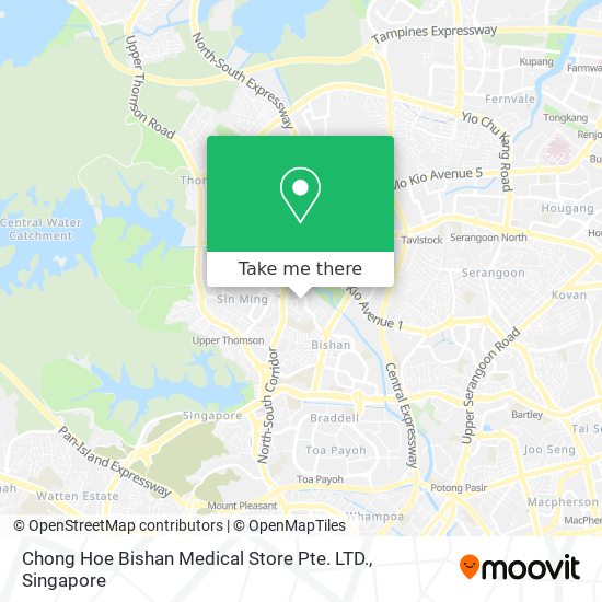 Chong Hoe Bishan Medical Store Pte. LTD. map