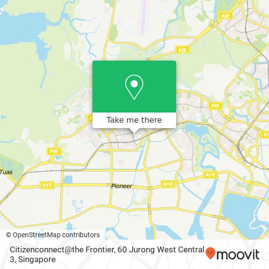 Citizenconnect@the Frontier, 60 Jurong West Central 3 map