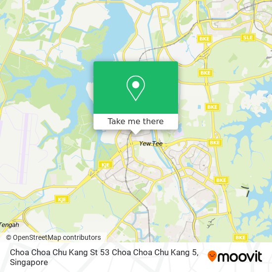 Choa Choa Chu Kang St 53 Choa Choa Chu Kang 5 map