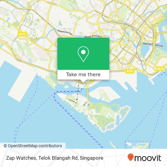 Zap Watches, Telok Blangah Rd地图