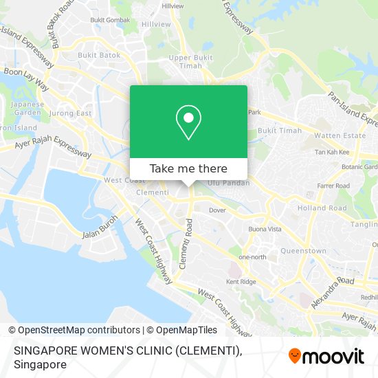 SINGAPORE WOMEN'S CLINIC (CLEMENTI)地图