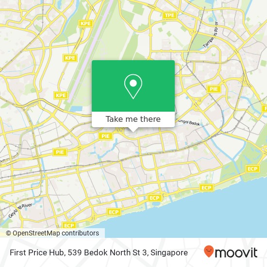 First Price Hub, 539 Bedok North St 3 map