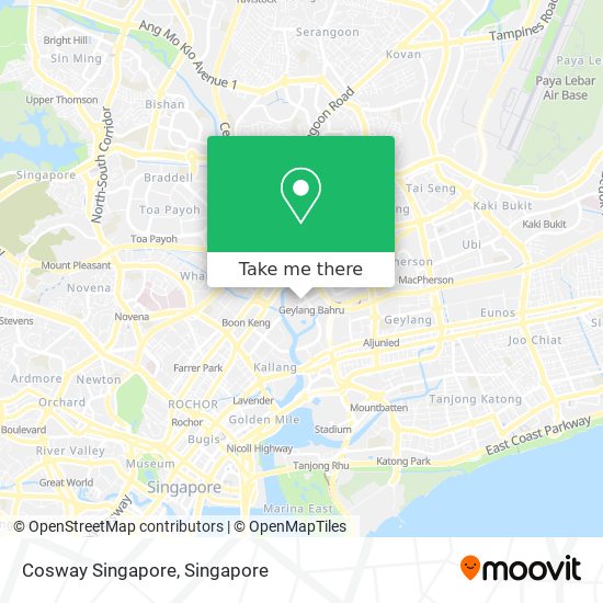 Cosway Singapore map