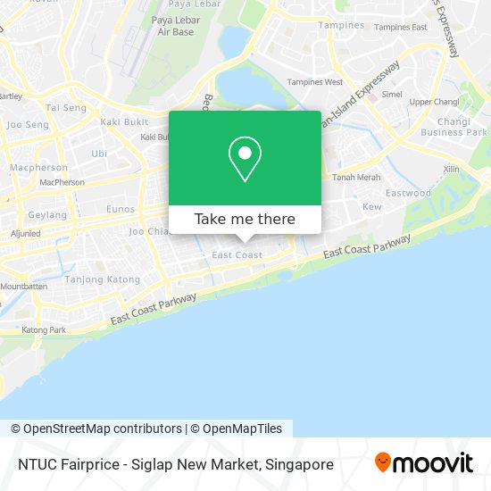NTUC Fairprice - Siglap New Market map