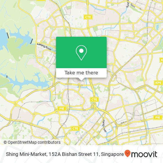 Shing Mini-Market, 152A Bishan Street 11 map