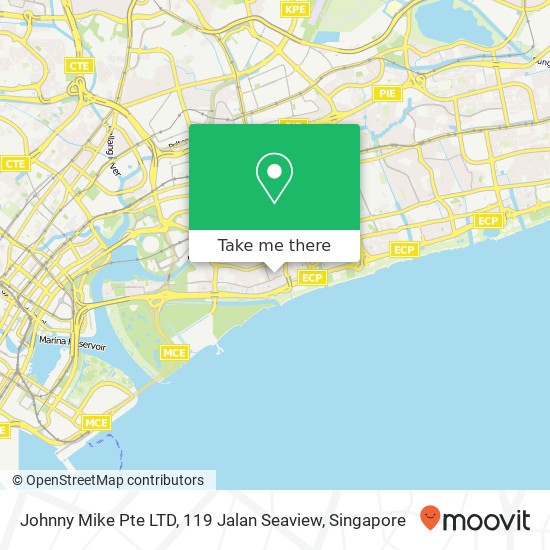 Johnny Mike Pte LTD, 119 Jalan Seaview map