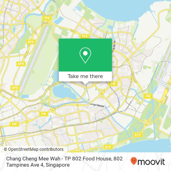 Chang Cheng Mee Wah - TP 802 Food House, 802 Tampines Ave 4地图