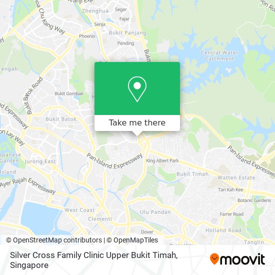 Silver Cross Family Clinic Upper Bukit Timah地图