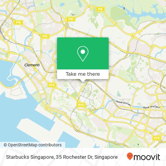 Starbucks Singapore, 35 Rochester Dr map