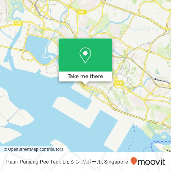 Pasir Panjang Pee Teck Ln, シンガポール map