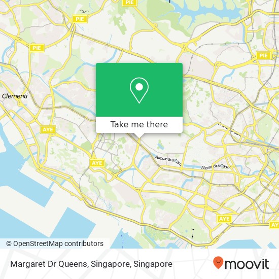 Margaret Dr Queens, Singapore地图