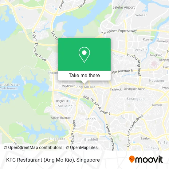 KFC Restaurant (Ang Mo Kio) map