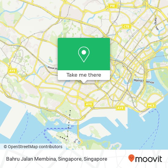 Bahru Jalan Membina, Singapore map