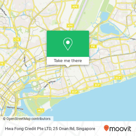 Hwa Fong Credit Pte LTD, 25 Onan Rd map
