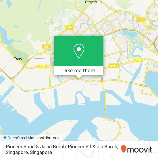Pioneer Road & Jalan Buroh, Pioneer Rd & Jln Buroh, Singapore map