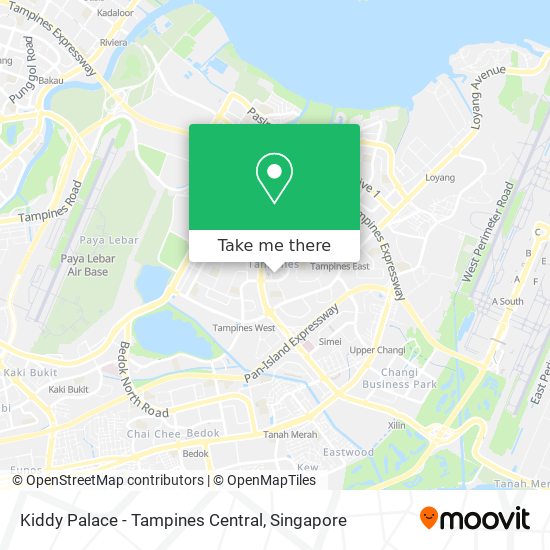 Kiddy Palace - Tampines Central map