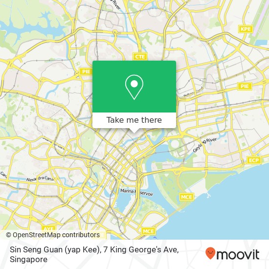 Sin Seng Guan (yap Kee), 7 King George's Ave map