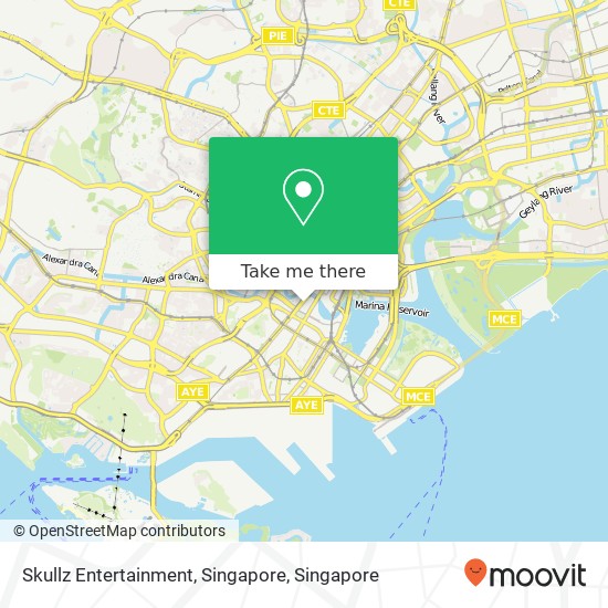 Skullz Entertainment, Singapore map