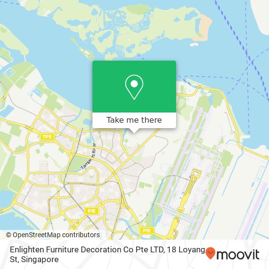 Enlighten Furniture Decoration Co Pte LTD, 18 Loyang St map