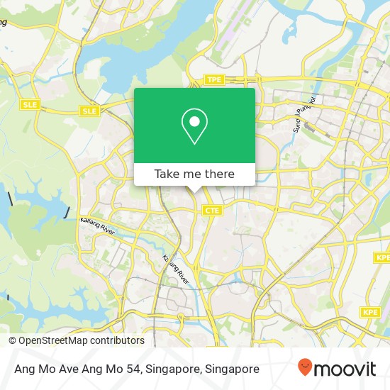 Ang Mo Ave Ang Mo 54, Singapore map