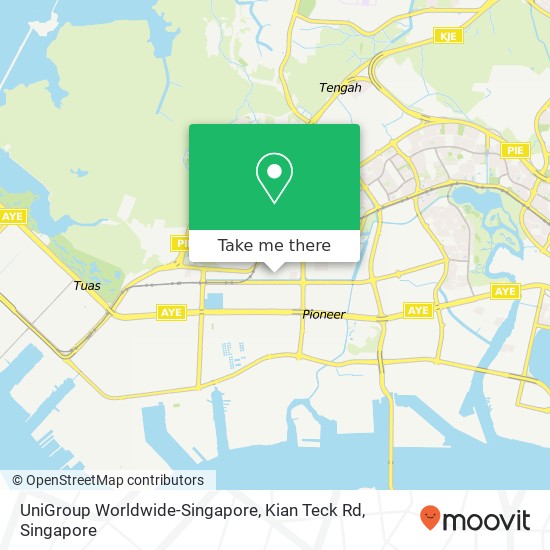 UniGroup Worldwide-Singapore, Kian Teck Rd地图