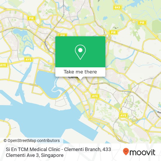 Si En TCM Medical Clinic - Clementi Branch, 433 Clementi Ave 3 map