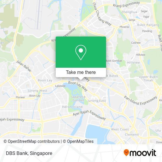 DBS Bank map