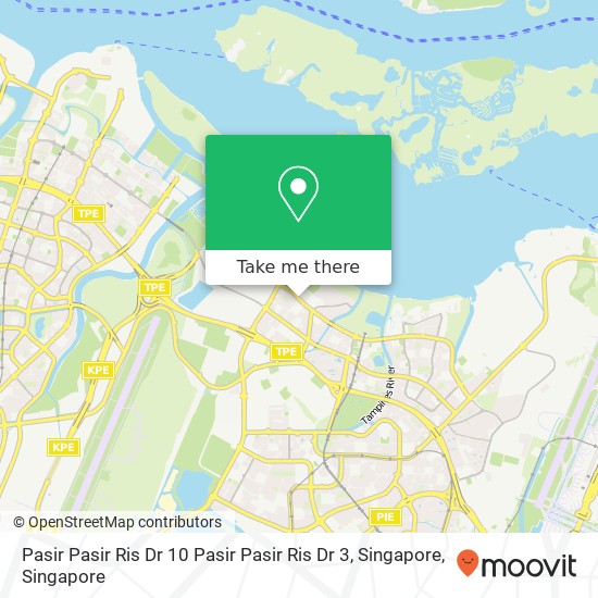 Pasir Pasir Ris Dr 10 Pasir Pasir Ris Dr 3, Singapore map